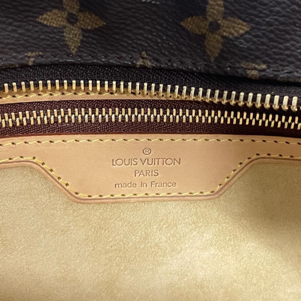 LOUIS VUITTON Authentic Brown Monogram Canvas Tote Bag - Picture 9 of 10